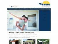werner-sonnenschutz.de Webseite Vorschau
