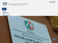 weskamp-partner.de Webseite Vorschau