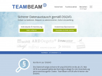 teambeam.de Webseite Vorschau