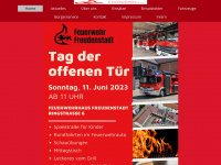 feuerwehr-freudenstadt.com Webseite Vorschau