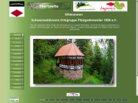 schwarzwaldverein-pfalzgrafenweiler.de Webseite Vorschau