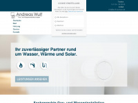 wulf-sanitaer.de Webseite Vorschau
