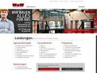 wuw-bau.de Webseite Vorschau