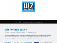 wz-bau.de Webseite Vorschau
