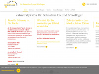 zahn-freund.de Webseite Vorschau