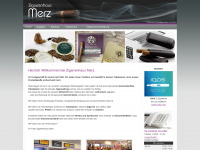zigarrenhaus-merz.de Webseite Vorschau
