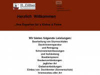 zoellner-dachdeckerei.de Webseite Vorschau