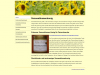 sonnenblumen-honig.de Webseite Vorschau