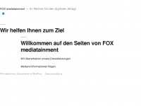 fox-mediatainment.de Webseite Vorschau