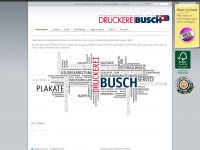 druckerei-busch.de Webseite Vorschau