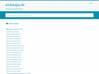 andokajas.de Webseite Vorschau
