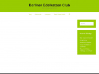 berliner-edelkatzen-club.de Webseite Vorschau