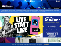 musik-sandner.de Webseite Vorschau