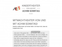 kindertheater-achimsonntag.de Webseite Vorschau