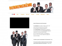 herrencreme.com Webseite Vorschau