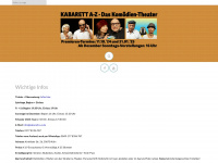 kabarett-a-z.de Webseite Vorschau