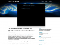 simple-stream.de Webseite Vorschau