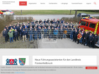kreisfeuerwehrverband-ffb.de Webseite Vorschau