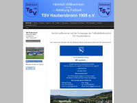 tsv-haubersbronn-fussball.de Webseite Vorschau
