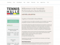 tennishalle-deutschfeistritz.at Webseite Vorschau