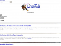 linuxjedi.co.uk Webseite Vorschau