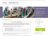 hno-miesbach.de Webseite Vorschau