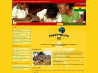 ghana-hilfe.org Webseite Vorschau