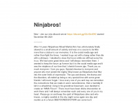 ninjashoes.net Webseite Vorschau
