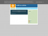 Kritikistschick.blogspot.com