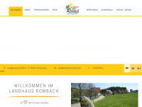 landhaus-rombach.de Webseite Vorschau
