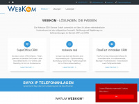 webkom.net Webseite Vorschau