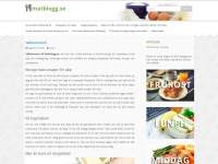 matblogg.se Webseite Vorschau