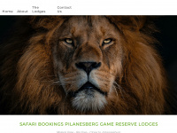 pilanesberg-game-reserve.co.za Webseite Vorschau