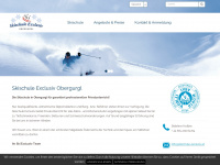 skischule-exclusiv.at Webseite Vorschau