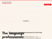 syntax.ch Webseite Vorschau