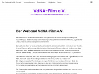 vdna-film.de Webseite Vorschau