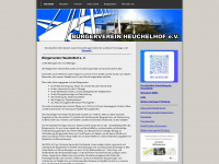 buergerverein-heuchelhof.de Webseite Vorschau