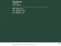 klarkom.ch Webseite Vorschau