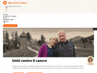 legacancro.ch Webseite Vorschau