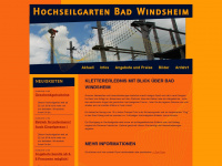 hochseilgarten-badwindsheim.de Webseite Vorschau