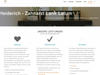 zahnarzt-lank-latum.de Webseite Vorschau
