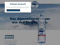 alpquell.com Webseite Vorschau