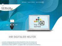 sephir.ch Webseite Vorschau