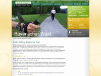 nordic-walking-bayrischer-wald.de Webseite Vorschau