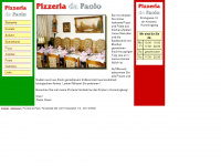 pizzeria-da-paolo.de Webseite Vorschau