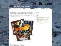thethermals.com Webseite Vorschau