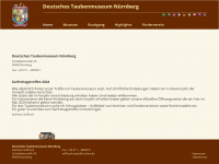 taubenmuseum.de Webseite Vorschau