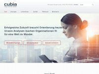 cubia.com Webseite Vorschau