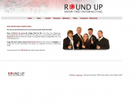 round-up-music.de Webseite Vorschau