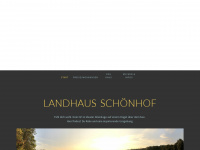 landhaus-schoenhof.de Webseite Vorschau